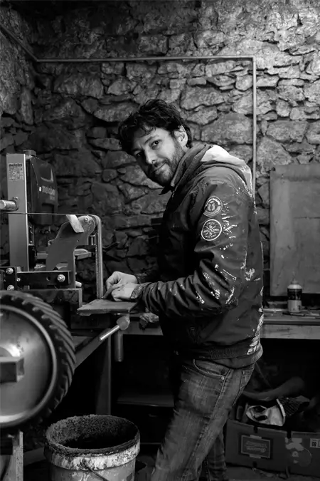 Julien Paolli, artisan coutelier en Aveyron